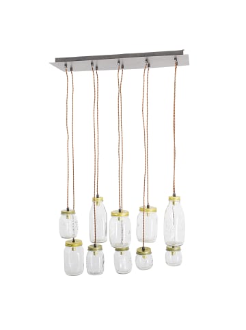 näve Pendelleuchte "Granada" in chrome - (L)65 cm x (B)20 cm x (H)120 cm