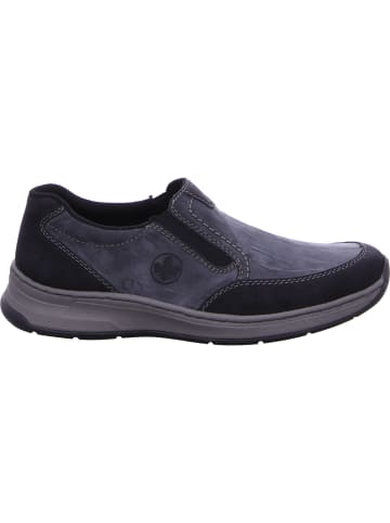 rieker Slipper in schwarz/graphit