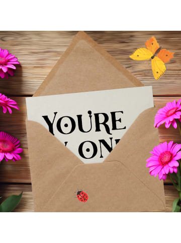 Mr. & Mrs. Panda Einladungskarte Gespenster  Liebe  Design mit S... in Weiß