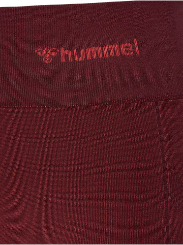 Hummel Hummel Leggings Hmlmt Yoga Damen Feuchtigkeitsabsorbierenden Nahtlosen in BITTER CHOCOLATE/MINERAL RED