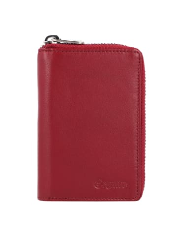 Esquire Oslo Nappa Geldbörse RFID Leder 8 cm in rot