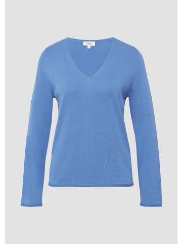 s.Oliver Strickpullover in 5513_royalblau