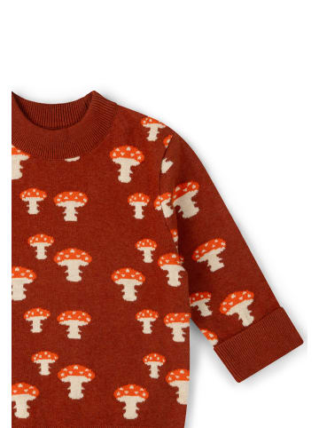 Little Green Radicals Organic Knitted Jumper in Orange