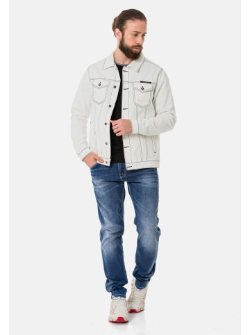 Cipo & Baxx Jeansjacke in WHITE