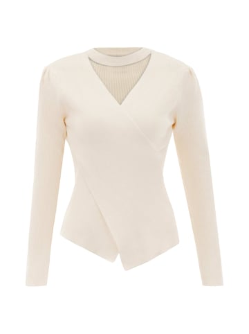 faina Sweater in Wollweiss