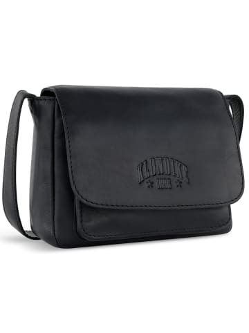 KLONDIKE 1896 Rush Monika Umhängetasche Leder 17 cm in schwarz