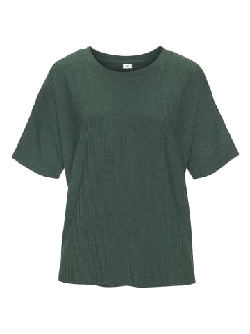 s.Oliver T-Shirt in grün-meliert