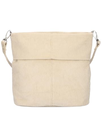 Zwei Beuteltasche Mademoiselle M8 in Cord-Creme