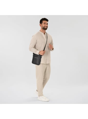Bugatti Valencia Mini Bag Umhängetasche Leder 17.5 cm black