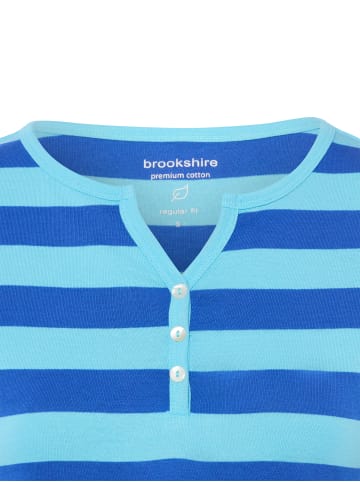 brookshire T-Shirt in türkis royal - 0015