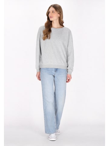 DreiMaster Maritim Sweatshirt in grey melange
