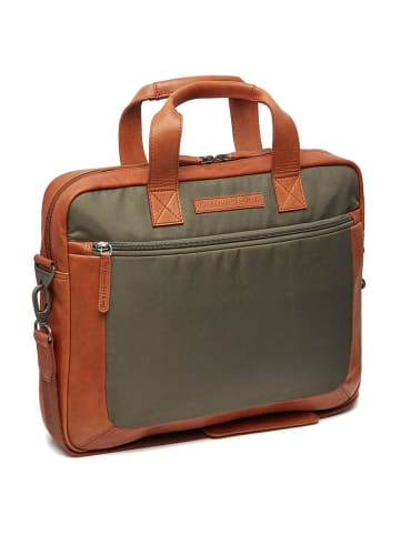 The Chesterfield Brand Fusion Narvik - Laptoptasche 15" 40 cm (steel green) in steel green