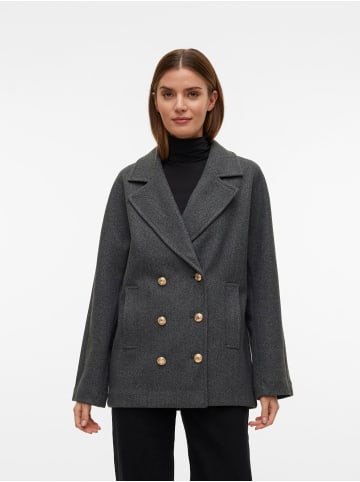 Vero Moda Mantel in Dark Grey Melange