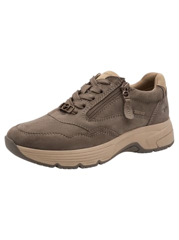 Tamaris WIDE FIT Sneaker in TAUPE SUEDE