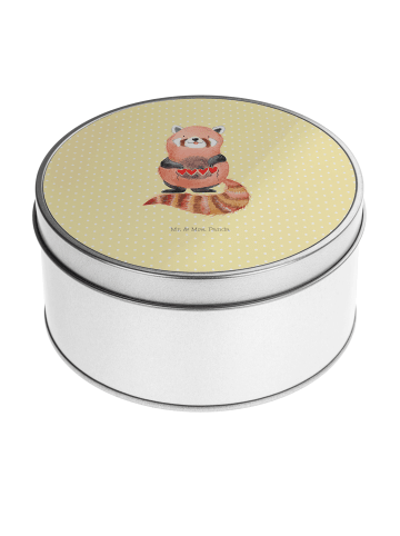 Mr. & Mrs. Panda Blechdose Roter Panda ohne Spruch in Gelb Pastell
