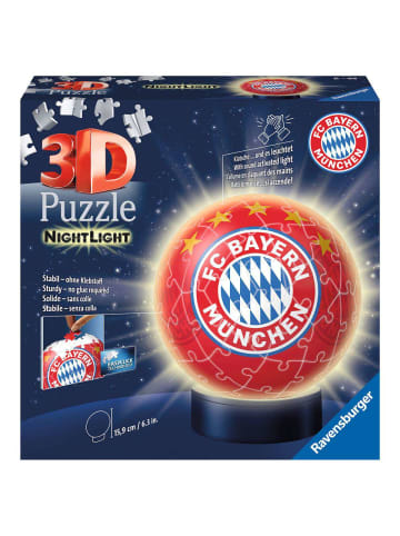 Ravensburger Konstruktionsspiel Puzzle 72 Teile Nachtlicht FC Bayern München 6-99 Jahre in bunt