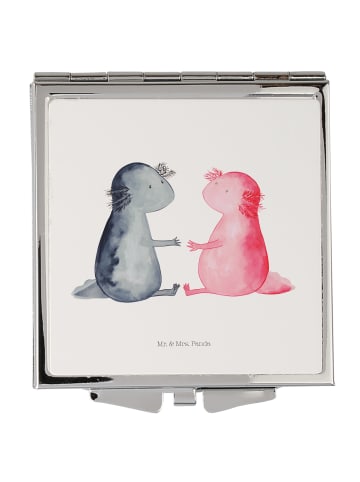Mr. & Mrs. Panda Make-up-Spiegel Axolotl Liebe ohne Spruch in Weiß