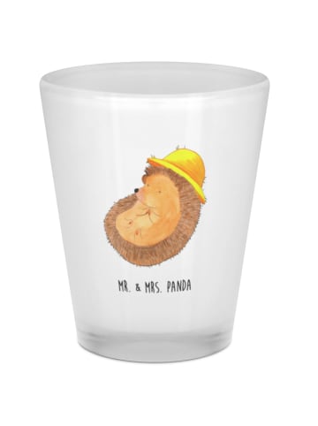 Mr. & Mrs. Panda Schnapsglas Igel Beten ohne Spruch in Transparent