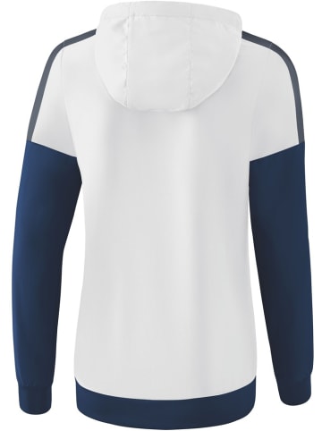 erima Trainingsjacke "Squad Tracktop Jacke Mit Kapuze" in Weiß