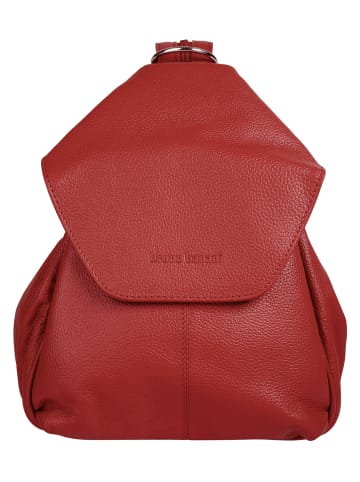 Bruno Banani Rucksack echt Leder in rot