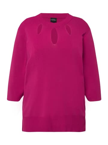 Ulla Popken Pullover in magenta