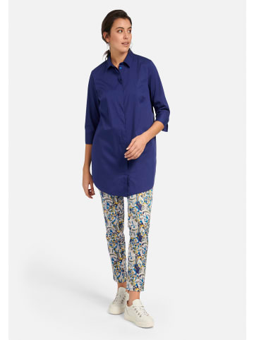 EMILIA LAY Kurzarmbluse cotton in blau