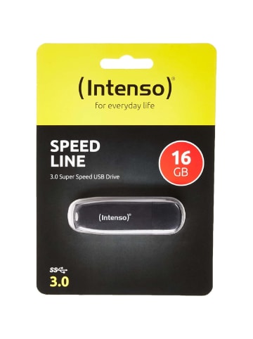 COFI 1453 Intenso Speed Line 3.2 USB-Stick Speicherstick USB-Datenträger 16 GB in Schwarz