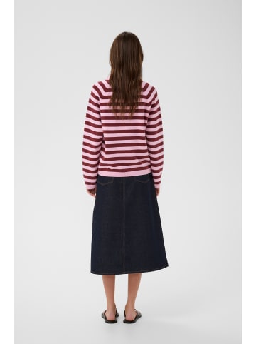 InWear Langarm MADIEIW Relaxed fit in PINK/ZINFANDEL STRIPE