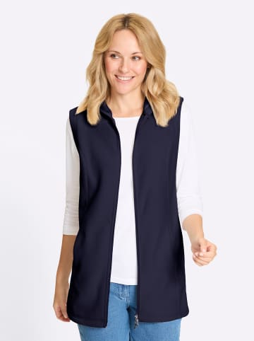 Sieh an! Fleeceweste in marine