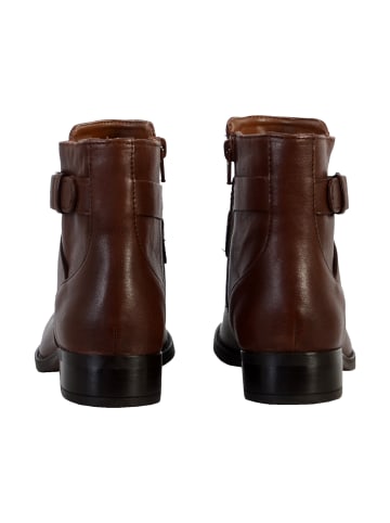 Clarks Lederstiefelette „Hamble Buckle“ Braun