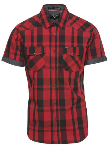 KOROSHI Kurzarmshirt in rot