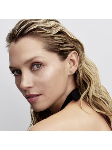 Pandora Damen-Ohrringe Ohrstecker Halo Herz Goldfarben