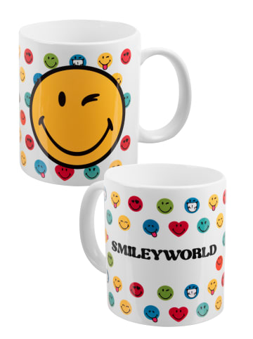 Smiley World Smileyworld Kaffeebecher 320 ml in Mehrfarbig