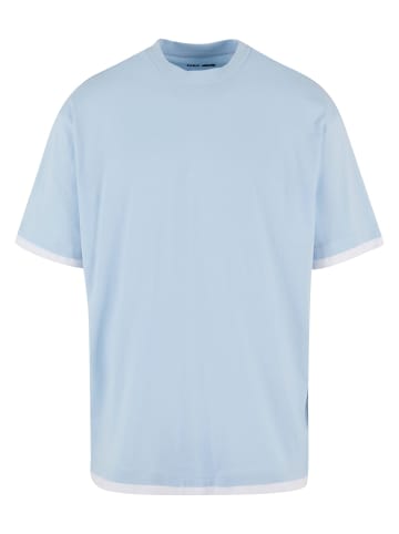 DEF T-Shirts in light blue/white