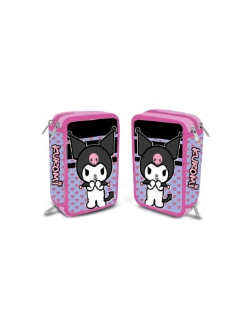 Hello Kitty Kuromi Federmäppchen 3 Etagen gefüllt