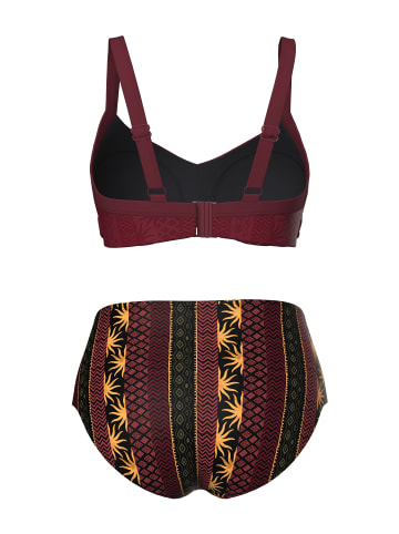 Ulla Popken Bikini in purpurrot