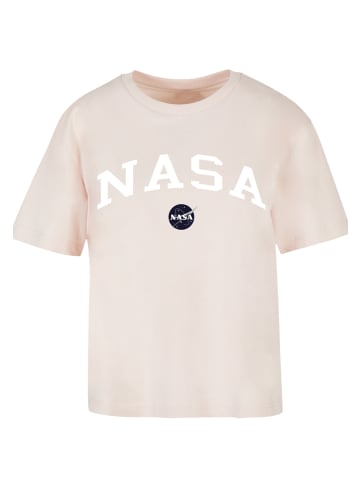 F4NT4STIC Ladies Everyday T-Shirt NASA Collegiate Logo in pink