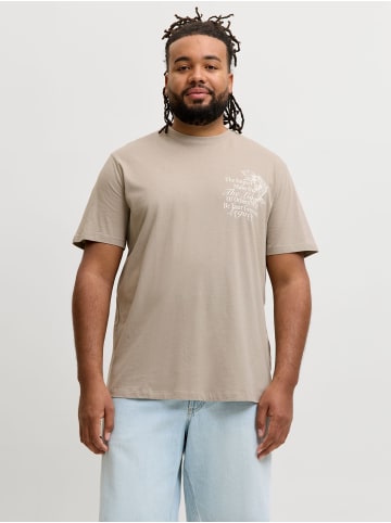 JACK & JONES PLUS T-shirt in Vintage Khaki