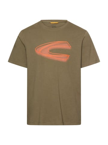 Camel Active T-Shirt mit Print in Olivgrün