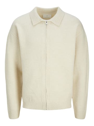 Jack & Jones Strickjacke in Cloud Dancer