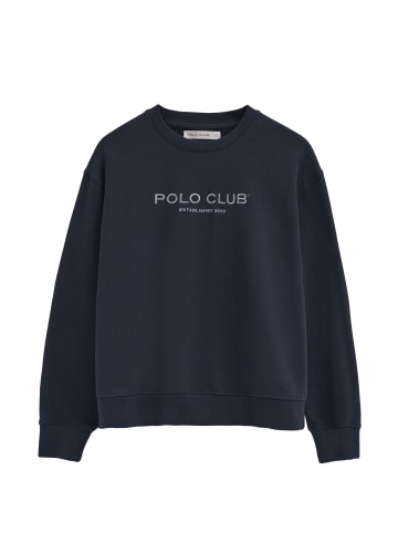 Polo Club Sweatshirt EST MINIMAL TITLE SWEAT U W VO in Navy Blau