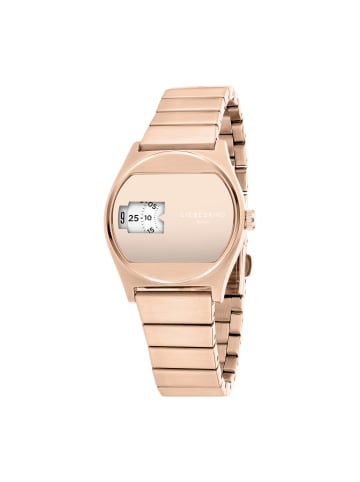 LIEBESKIND BERLIN Armbanduhr Round Vinyl Vision in roségold