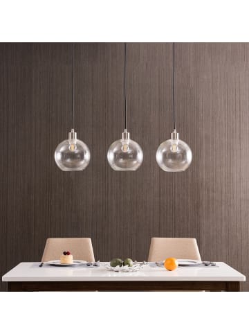 home24 Pendelleuchte Elven in Silber