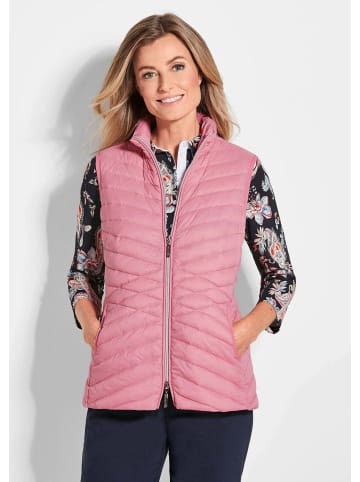 GOLDNER Taillierte Daunenweste, leicht gefüttert in rosé