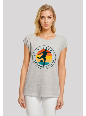 F4NT4STIC T-Shirt Soccer Legends United in grau meliert