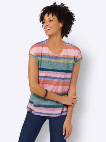 WITT WEIDEN Shirt in rosenquarz-jade-geringelt