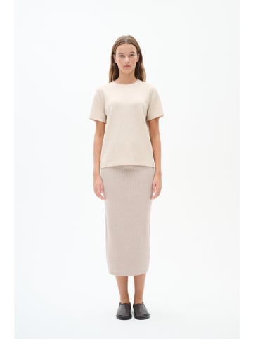 InWear T-shirt VincentIW Gerade Passform in Vanilla Melange