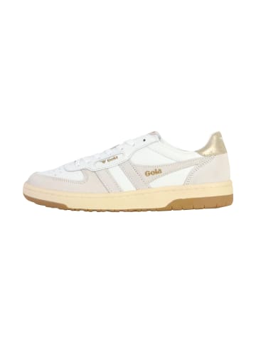 Gola Plate Sneaker aus Leder Hawk Weiß