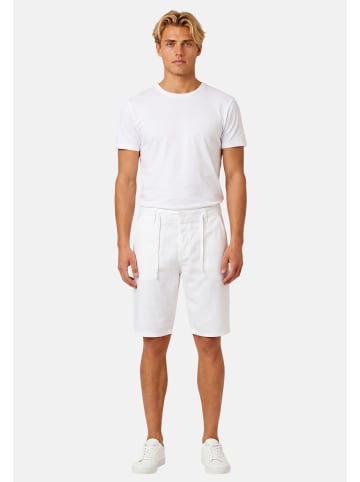 Alessandro Salvarini A. Salvarini Herren Leinen Shorts kurze Hose AS-408 in Weiss