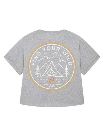 wat? Apparel T-Shirt Find your wild in Grau